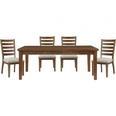 Ensemble table et quatre chaises Tigard 5761